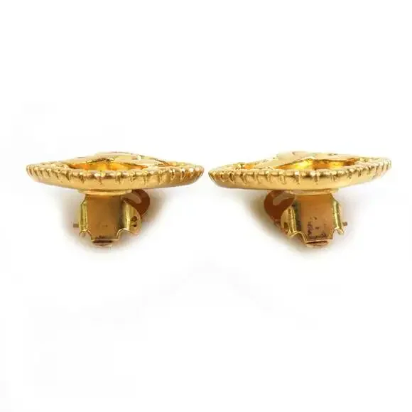 Chanel Cc Logo Clip-On Earrings Gold- #209779C61B - Picture 3 of 5